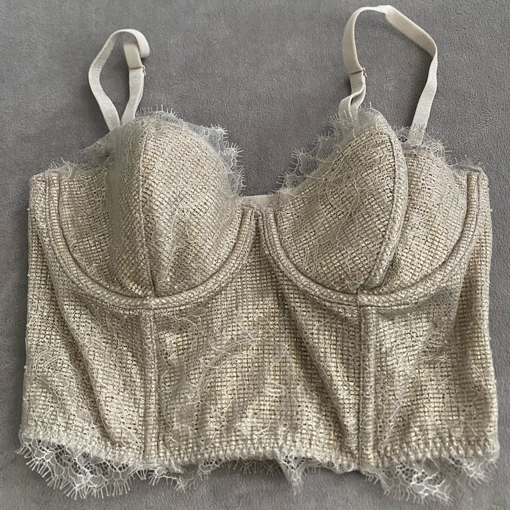 Victorias Secret shine multi-way bustier- great condition!
